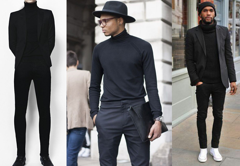 black attire for men