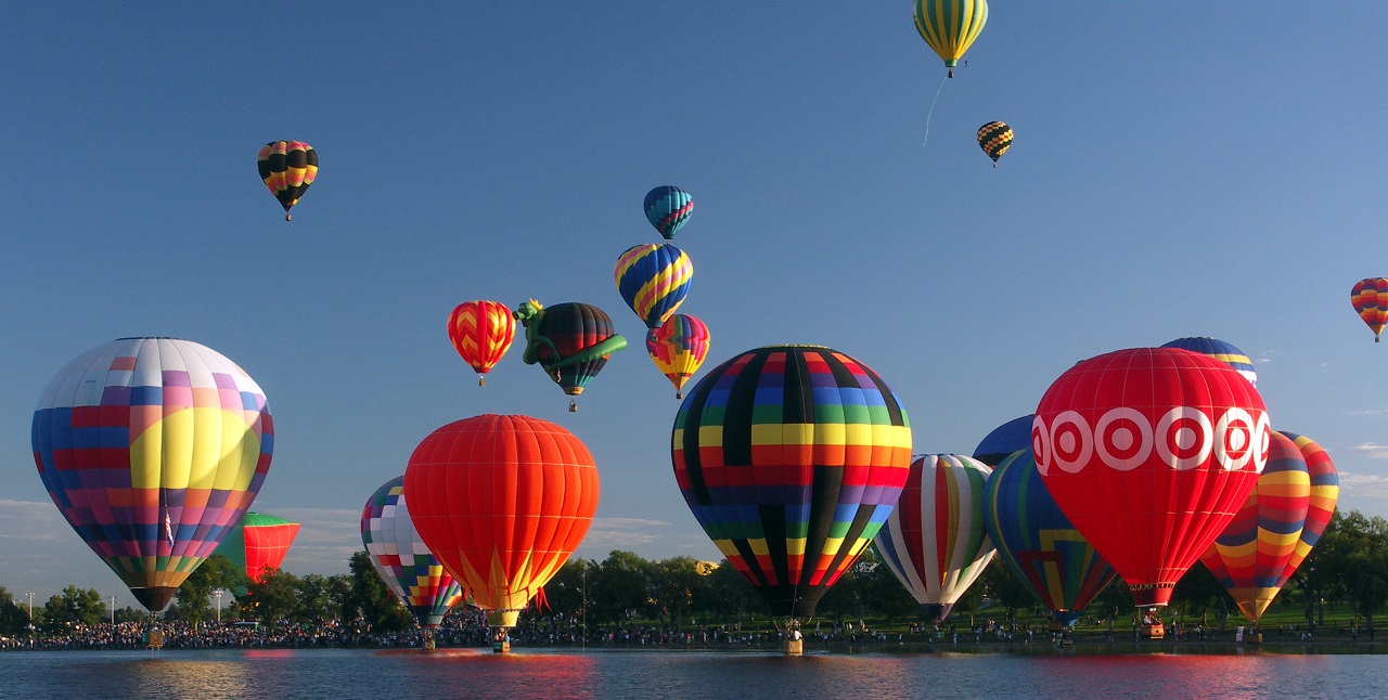 family hot air balloon ride