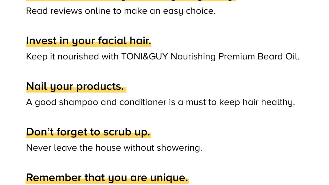7 Easy Facts About Top 5 Most Important Grooming Tips For Men - Shelf.guide Shown